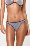 L*space Lspace Isa Underwire Bikini Top In Blue