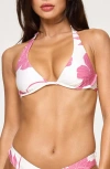 L*space Lspace Isa Underwire Bikini Top In Le Botanique
