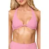 L*space Lspace Isa Underwire Bikini Top In Pink