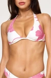 L*space Lspace Isa Underwire Bikini Top In Pink