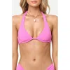 L*space Lspace Isa Underwire Bikini Top In Pink