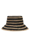L*space Lspace Isadora Straw Bucket Hat