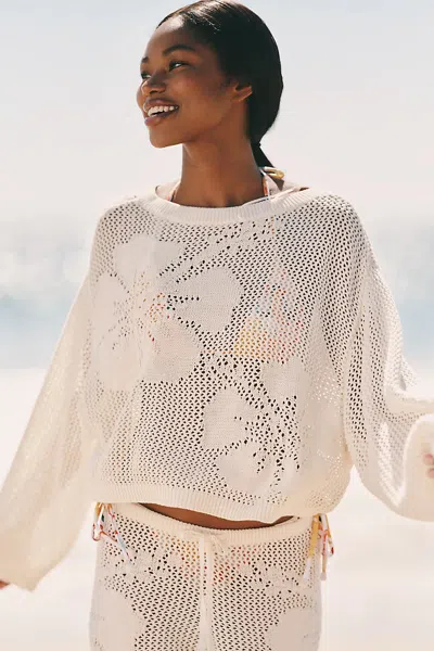 L*space Island Time Sweater In Beige