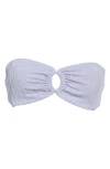 L*space Lspace Jasper Bandeau Bikini Top In Gray