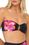 L*space Lspace Jasper Bandeau Bikini Top In Multi