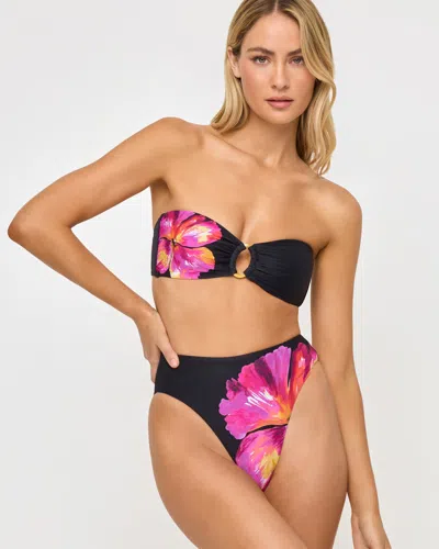 L*space Jasper Bikini Top In Black