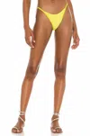 L*space Jay Bitsy Bikini Bottom In Apple Green In Multi