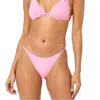 L*space Jay Bitsy Bikini Bottom In Guava In Multi