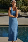 L*space Jenna Scoop-neck Dress In Blue