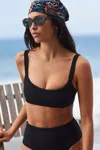 L*space Jess Bikini Top In Black