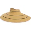L*space Lspace Jess Packable Straw Sun Hat In Gold