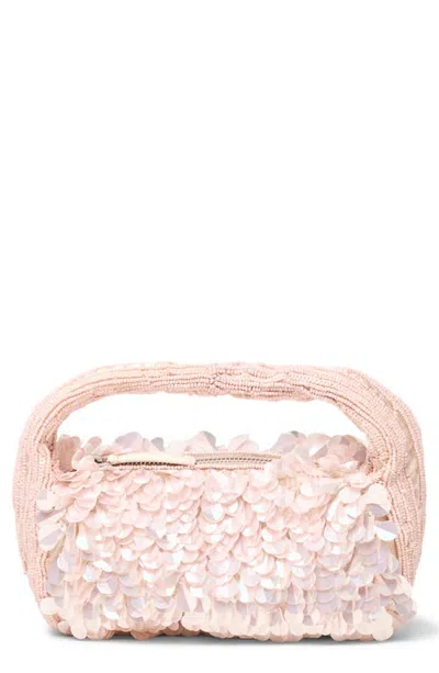 L*space Lspace Joy Beaded Sequin Handbag In Pink