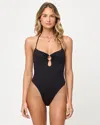 L*space Juno One Piece Swimsuit In Black