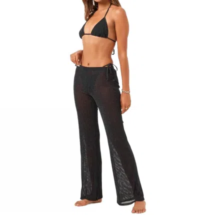 L*space Kari Beach Cover Up Pants In Black