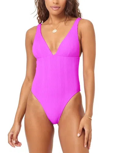 L*space Katniss Classic One-piece In Pink