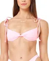 L*space Lspace Kerry Bikini Top In Pink