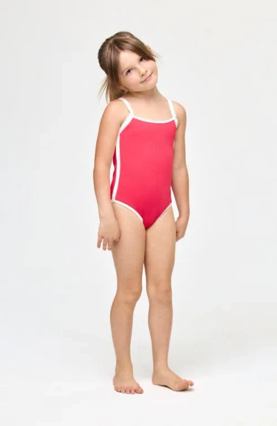 L*space Lspace Kids' Little Beach Skipper One-piece Swimsuit In Pink