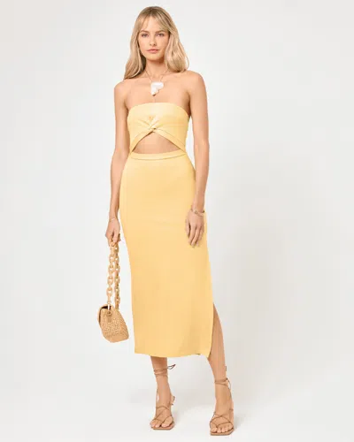 L*space Kierra Dress In Yellow