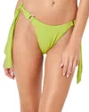 L*space Lspace Kiki Tanga Side Tie Bikini Bottoms In Kiwi