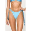 L*space Lspace Kiki Tanga Side Tie Bikini Bottoms In Sea Spray