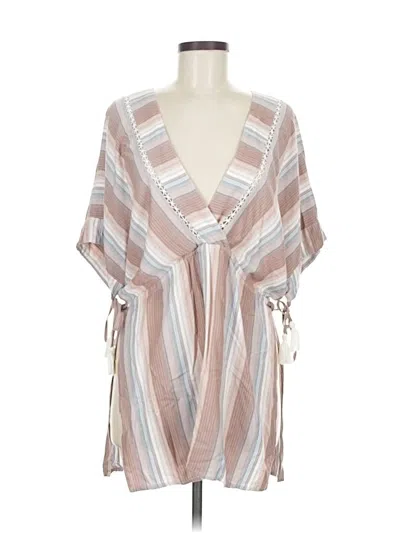 Pre-owned L*space Kimono In Brown