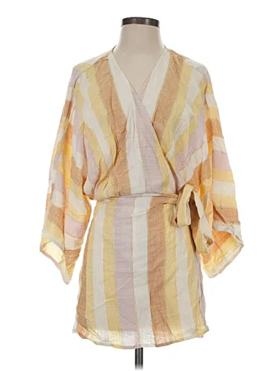 Pre-owned L*space Kimono In Yellow
