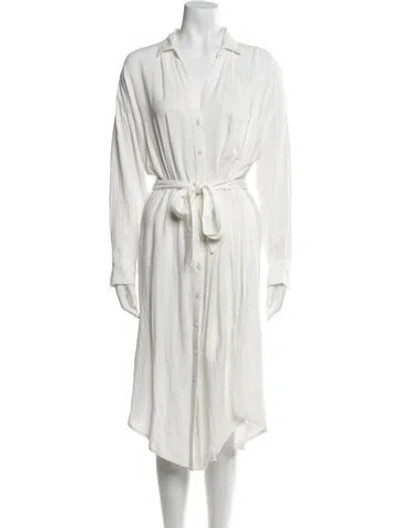 Pre-owned L*space Knee-length Dress In White