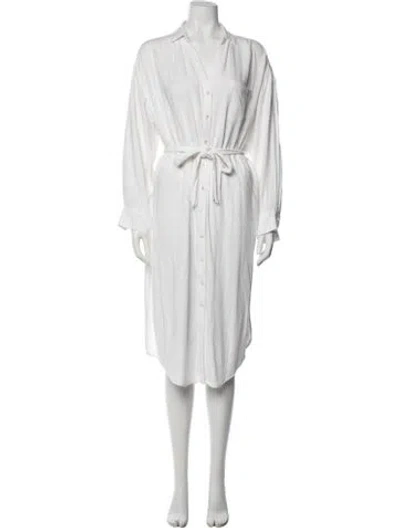 Pre-owned L*space Knee-length Dress In White