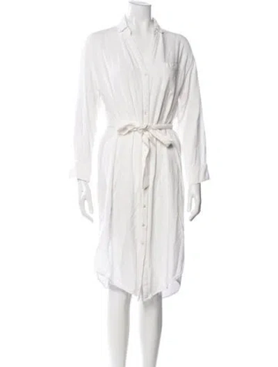 Pre-owned L*space Knee-length Dress In White