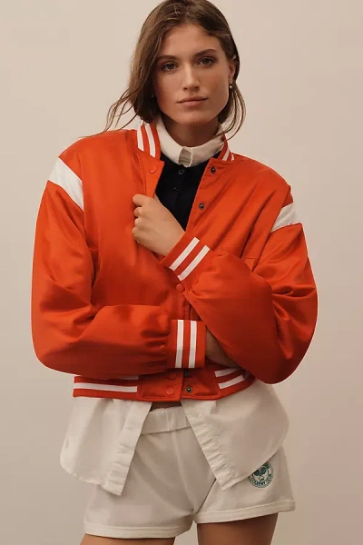 L*space Knockout Bomber Jacket In Red
