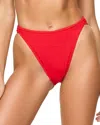 L*space Lspace Kourt High Waist Bikini Bottoms In Flame