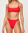 L*space Leilani Bikini Bottom In Red