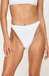 L*space Lspace Kourt High Waist Bikini Bottoms In White
