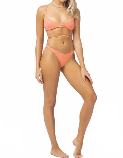 L*space Camacho Seamless Bottoms In Bright Orange-pink
