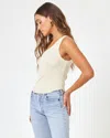 L*space Kylie Tank Bone In White