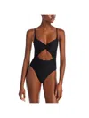 L*space Kyslee Twisted Cutout One-piece Swimsuit In Black