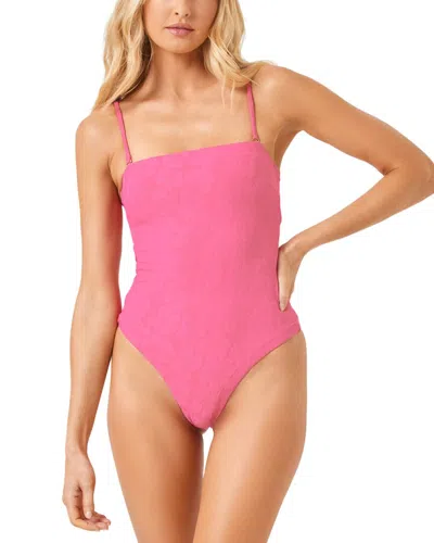 L*space Lspace La Femme Cheeky One-piece Swimsuit In Cosmo