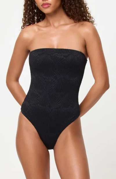L*space Lspace La Femme One-piece Swimsuit In Black