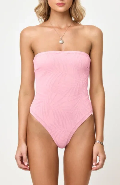 L*space Lspace La Femme One-piece Swimsuit In Pink