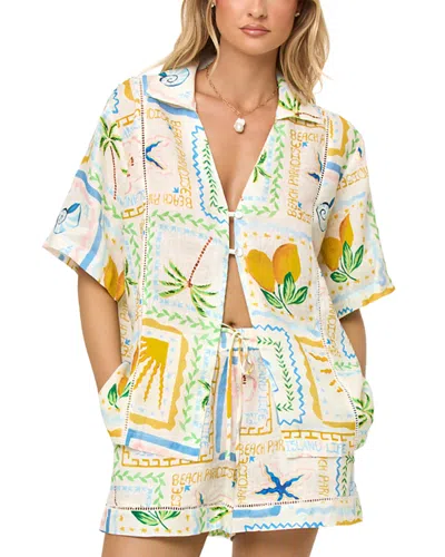 L*space La Mer Shirt Cover Up In Multi