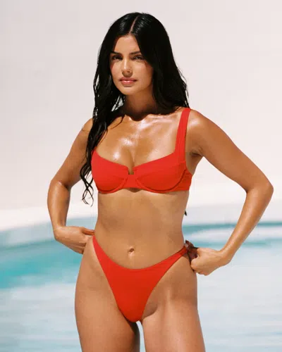 L*space Leilani Bikini Bottom In Orange