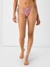 L*space Levy Bikini Bottom In Positively Poppies In Multi