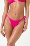 L*space Lspace Levy Bitsy Bikini Bottoms In Pink