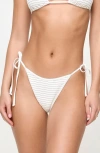 L*space Lspace Levy Bitsy Bikini Bottoms In White