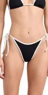 L*space Tommy Womens String Bikini Swim Bottom Separates In Blc