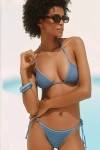 L*space Levy Itsy Bitsy Bikini Bottoms In Blue