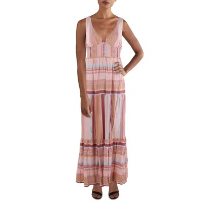 L*space Lilikoi Womens Striped Viscose Maxi Dress