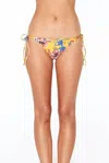L*space Lily Bikini Bottom In Pacific Bloom In Multi