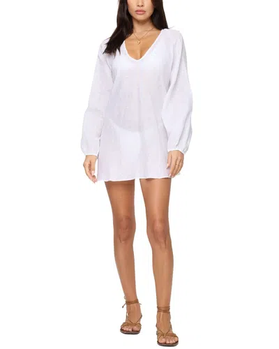 L*space Linen Boat Trip Tunic In White