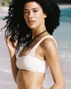 L*space Liv Bikini Top In White